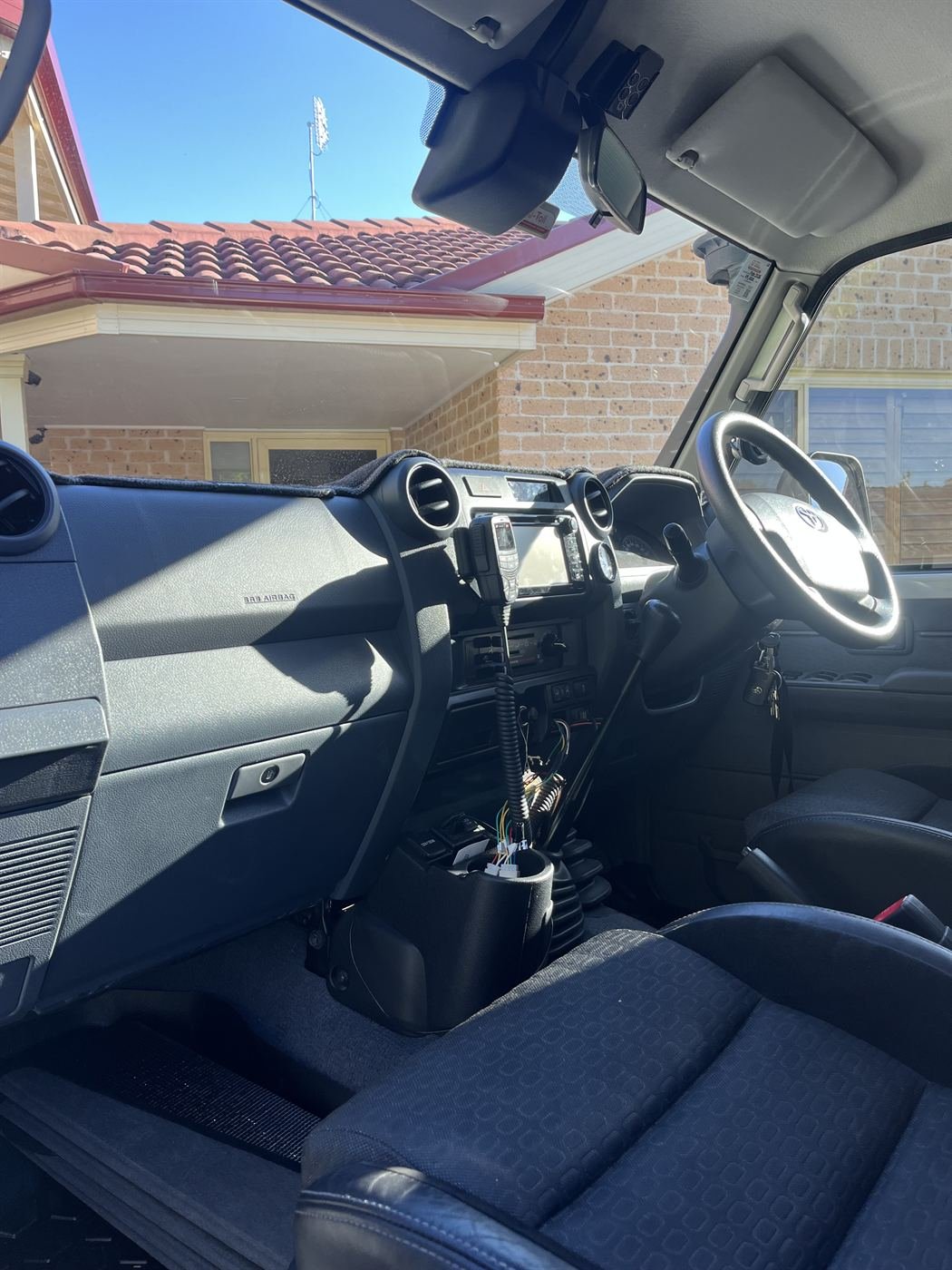 LandCruiser interior, cleaned and dressed